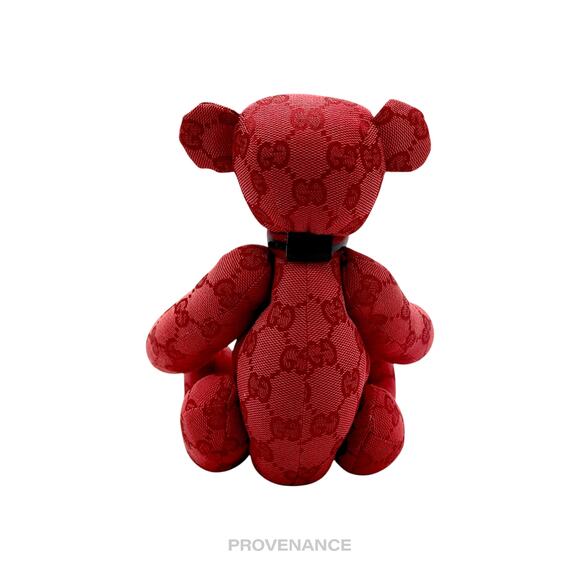 🔴 Gucci Teddy Bear - Red GG Canvas - Picture 7 of 11